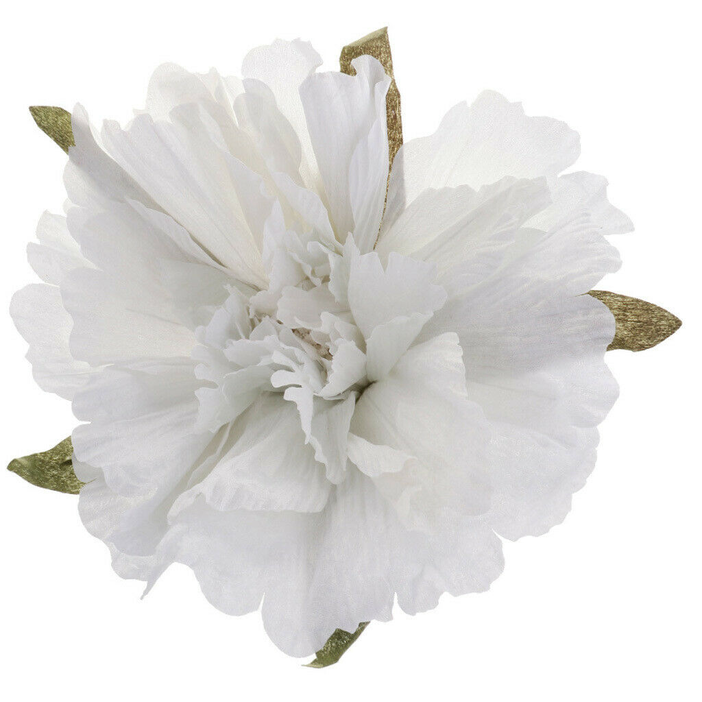 60cm Big Artificial Silk Peony Flower Wedding Party Backdrop Decor White