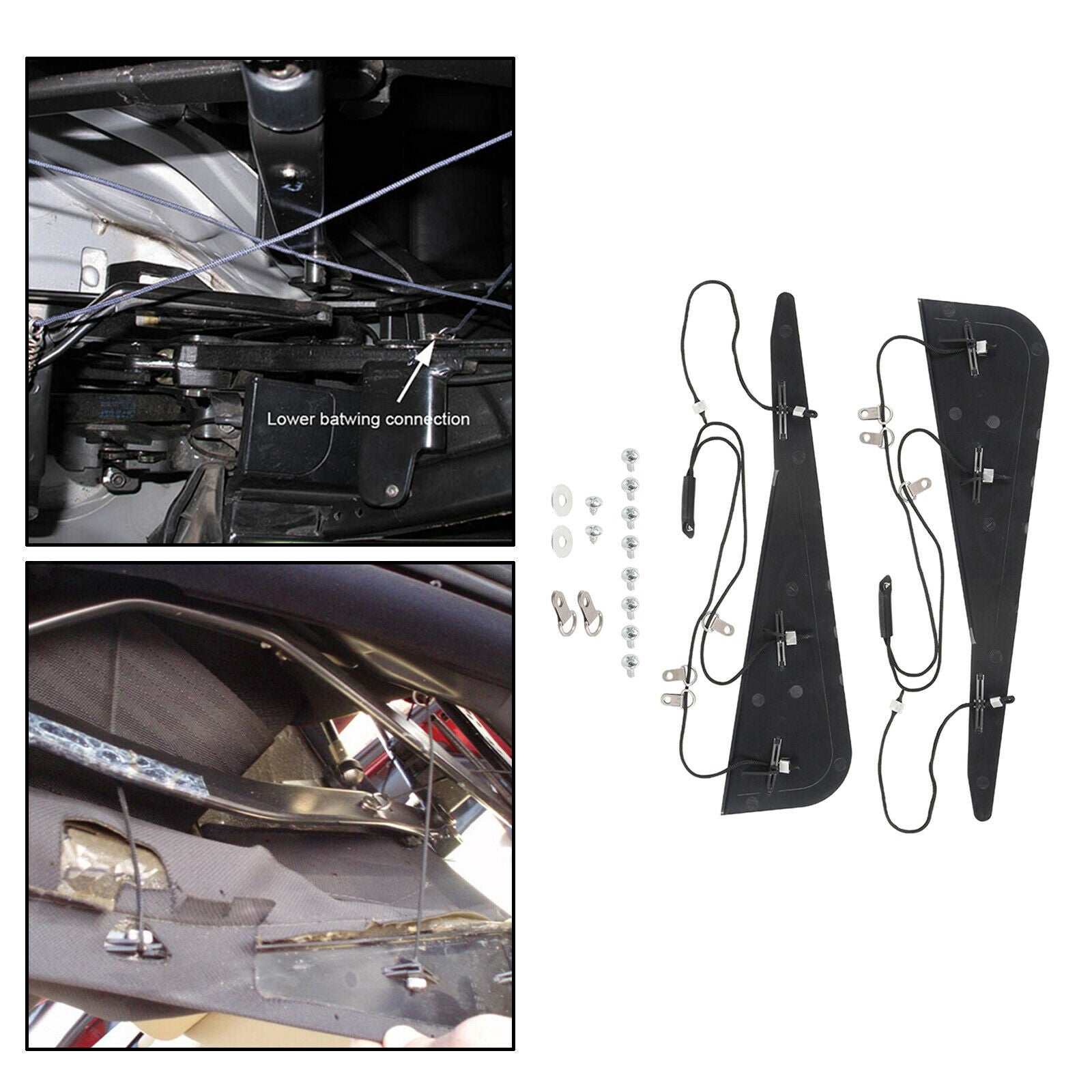 Convertible Roof C Column Repair Kit for BMW E46 323ci 325Ci 330Ci 2000-2006
