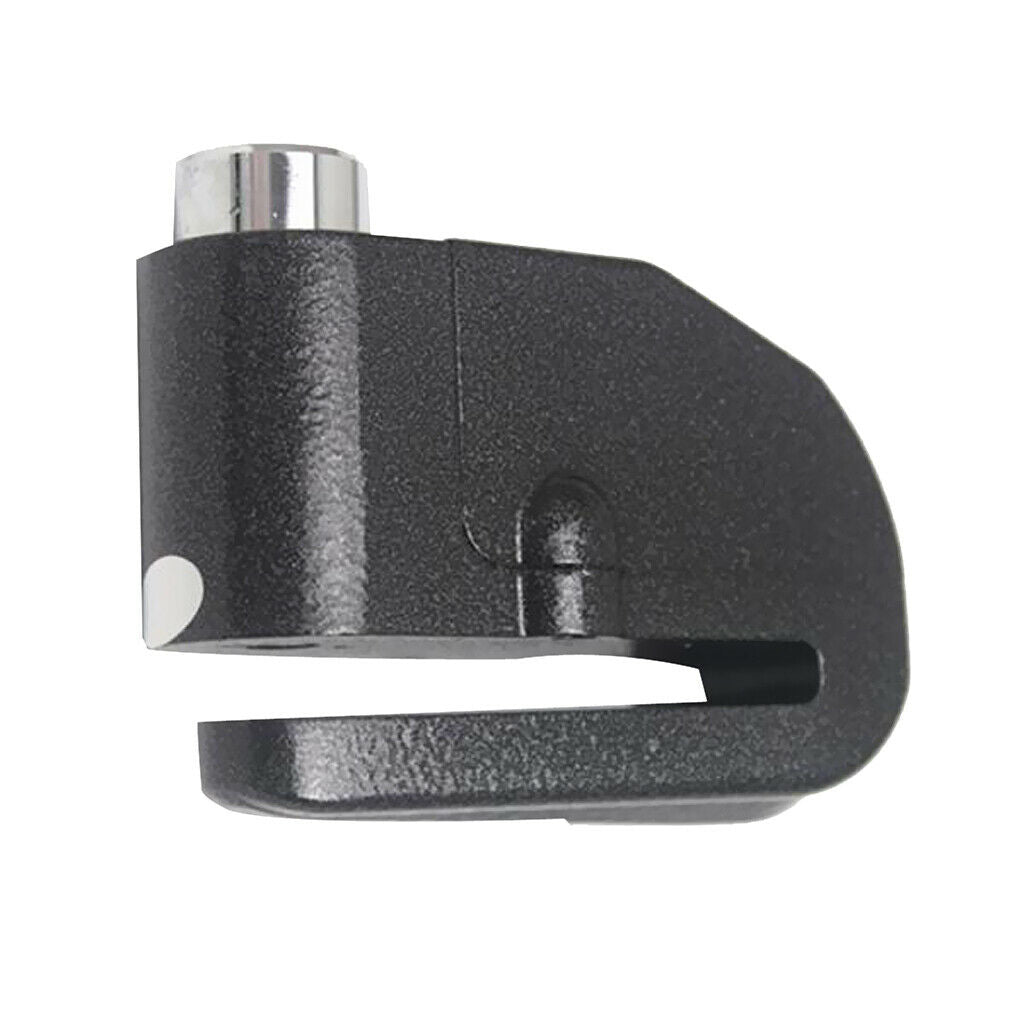 Anti Theft Disc Lock Alarm Keys Security for Motorcycle Eectric Bike Black