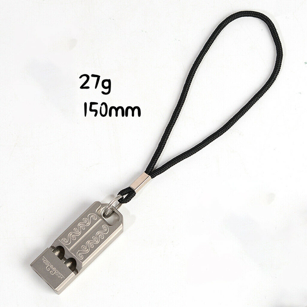 High Pitch Emergency Whistle Double Tube Loud for Hiking Dog Training