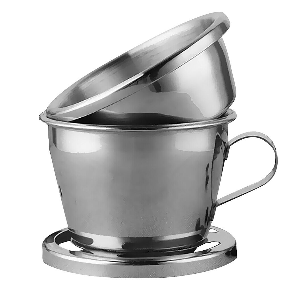 Stainless Steel Coffee Filter with Holder And Handle