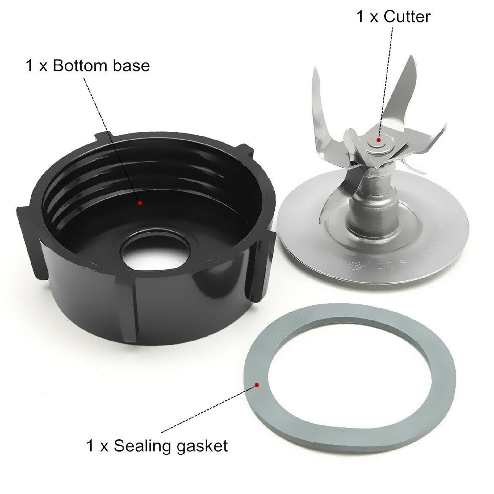 Replacement Parts For Oster Osterizer Blender Cutter Blade Base Bottom Cap Gaske