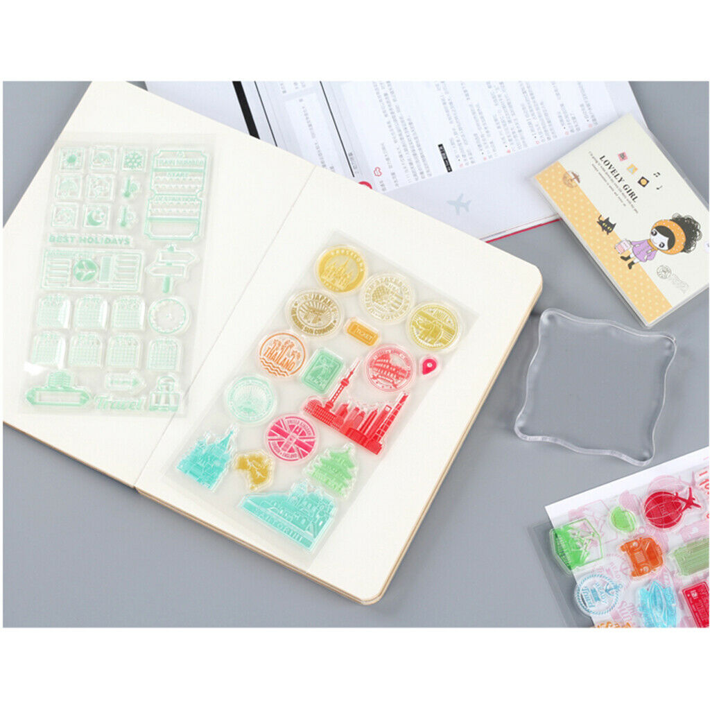 Clear Acrylic Block Stamp Blocks Stamping Scrapbooking DIY