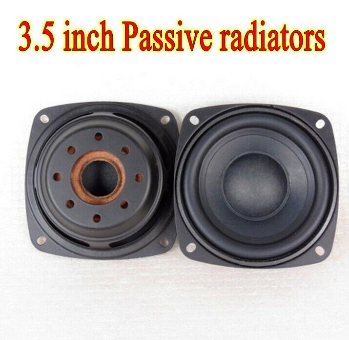 2pcs 3.5" inch 93mm Bass radiators Auxiliary Woofer Passive Speaker
