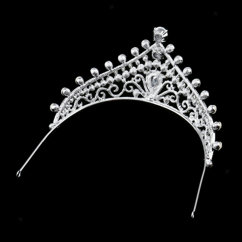 Royal Crystal 3A Zircon Crown Tiara Wedding Bridal Headband Hair Accessories