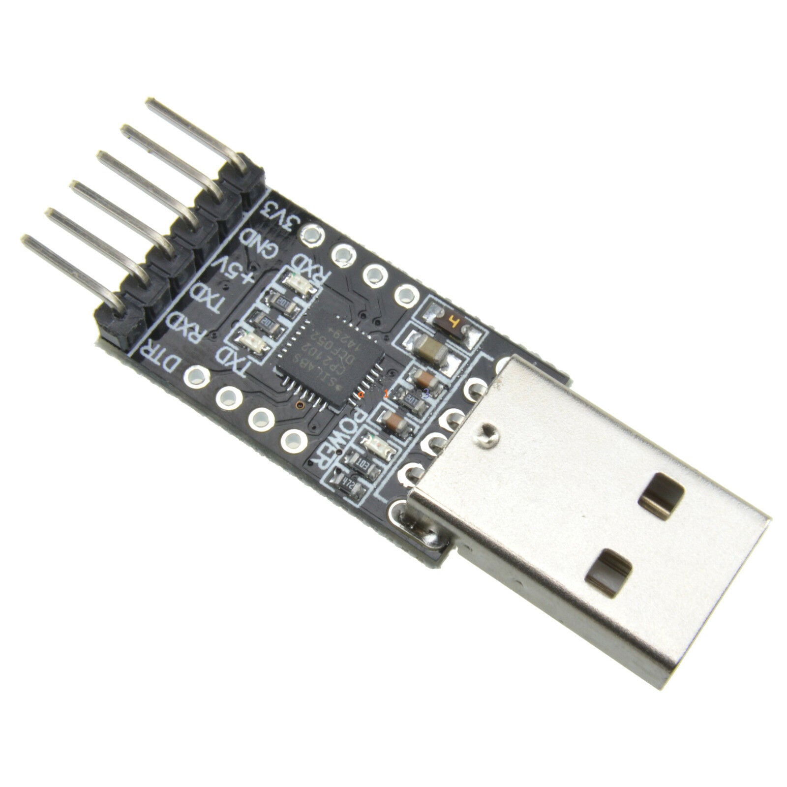2PCS 6Pin USB 2.0 to TTL UART Module Serial Converter CP2102 STC Replace FT232