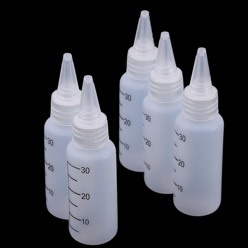10Pcs 30ml multifunctional clear white glue applicator squeeze bottle DI.l8