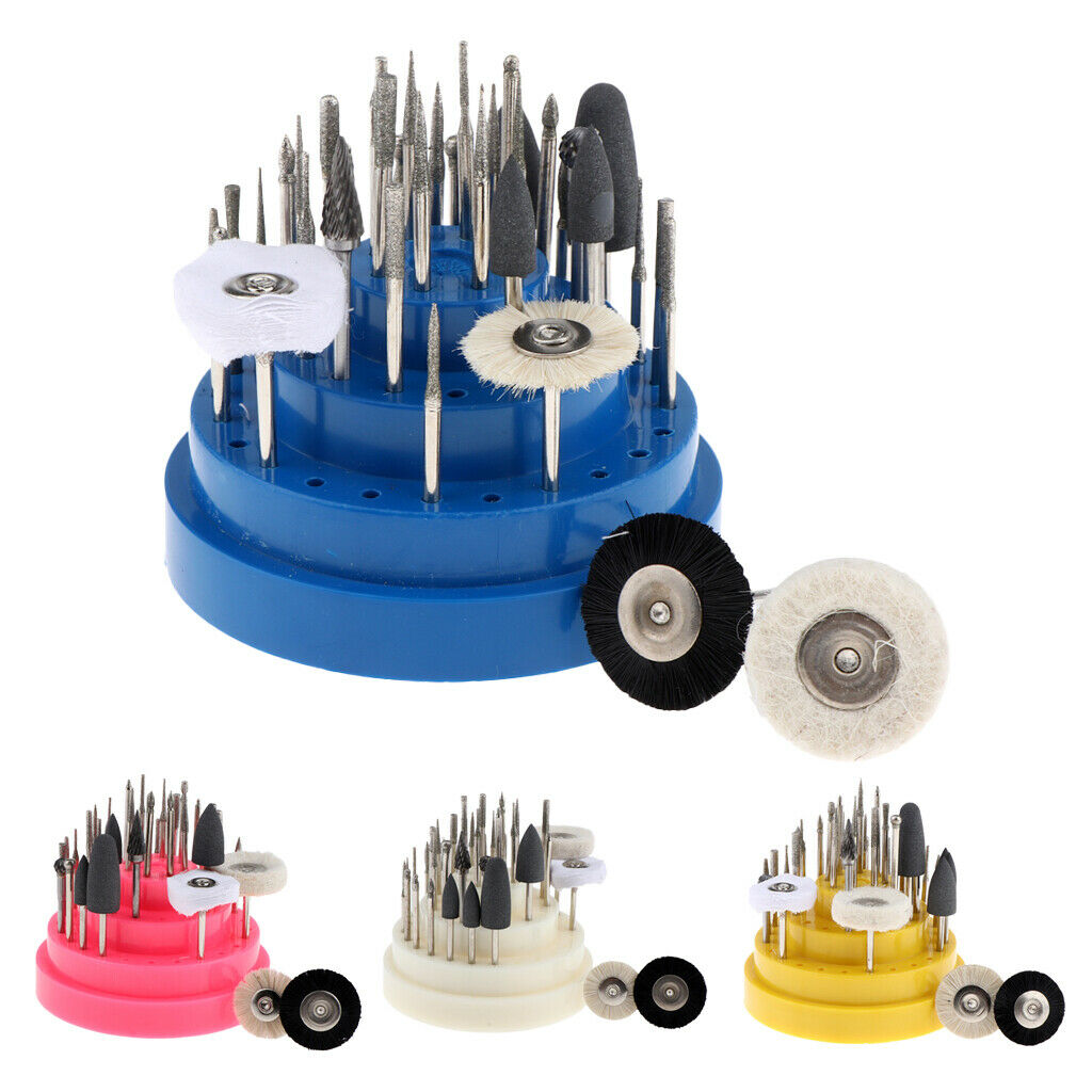 31Pcs Cuticle Clean Nail Drill Bits Set Carbide Nail Files Bit Grinding Head -