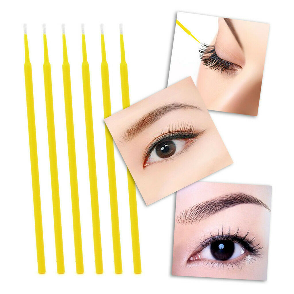 115X False Eyelashes Extension Practice Exercise Set Training Kit Yellow