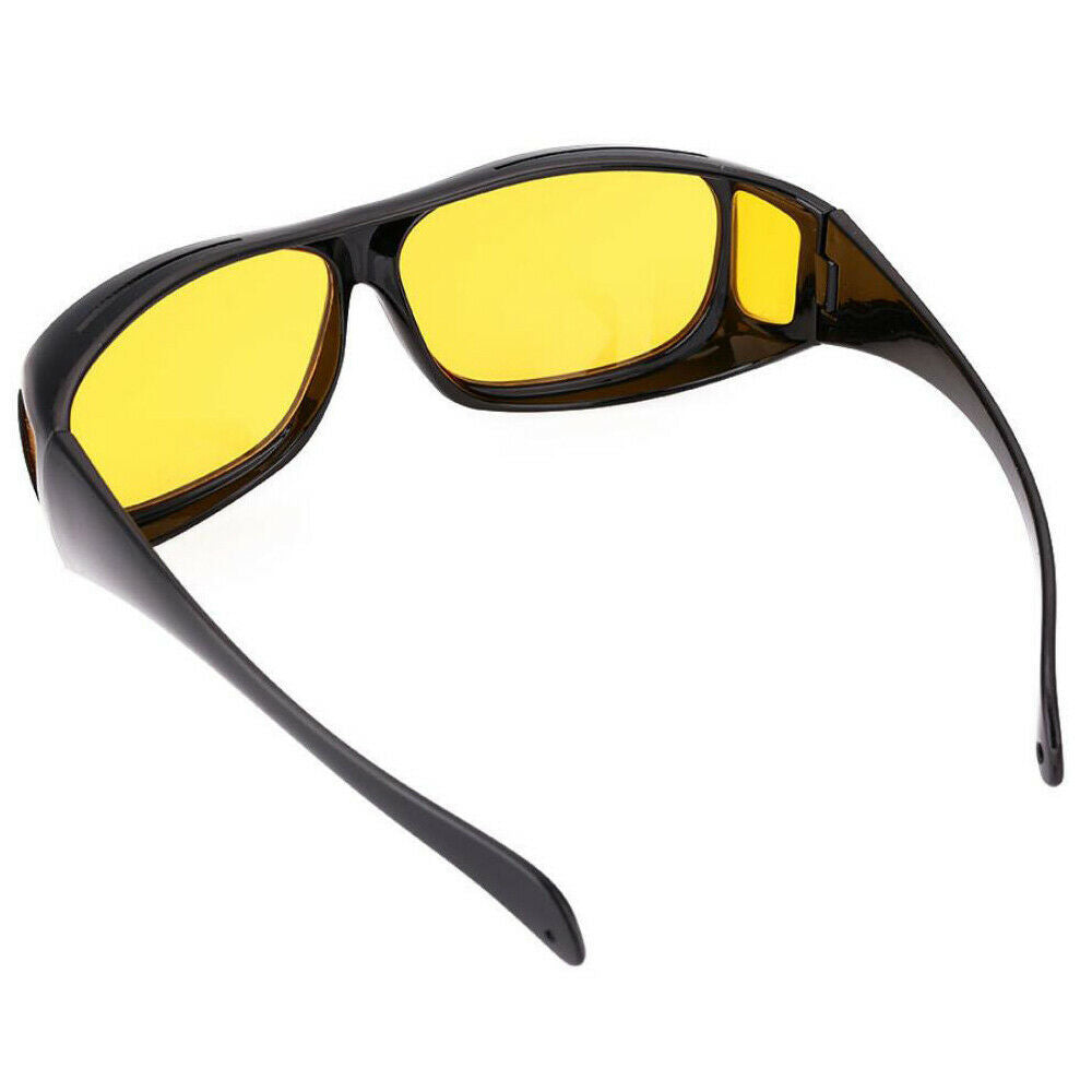 Sport Wrap Night Vision Driving Sunglasses High Definition Glasses Men Women
