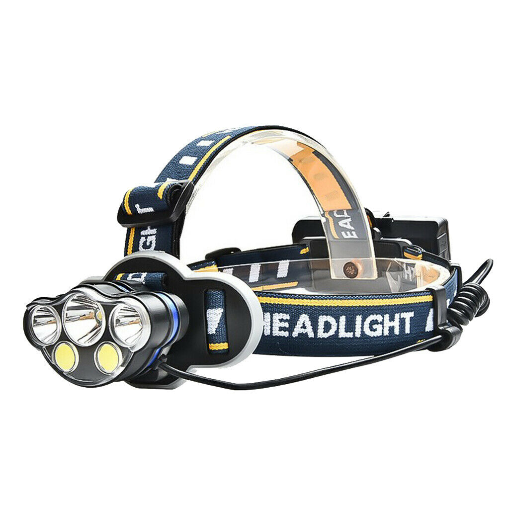 Portable Camping Fishing 5LED Headlamp Headlight Outdoor Head Lamp Flshlight