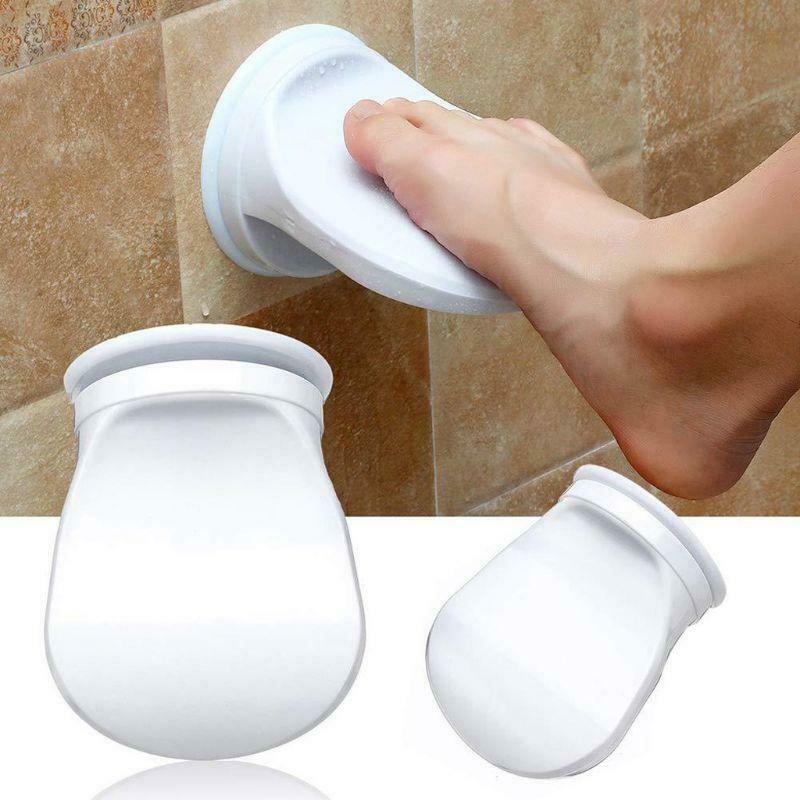 Plastic Bathroom Shower Shaving Leg Aid Foot Rest  Non Slip Suction Cup Step