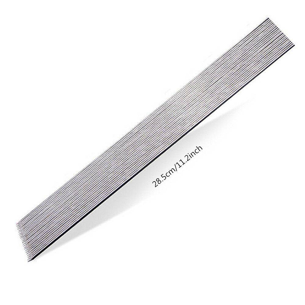 10X Stainless Steel Camping Barbecue BBQ Skewers Needle Kebab Kabob Stick 30cm