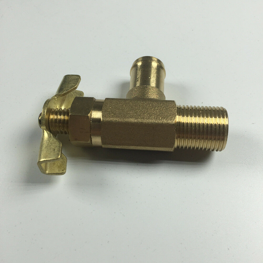 Excavator Air  Warm Water Valve 16mm Thread For Modern Hitachi Komatsu