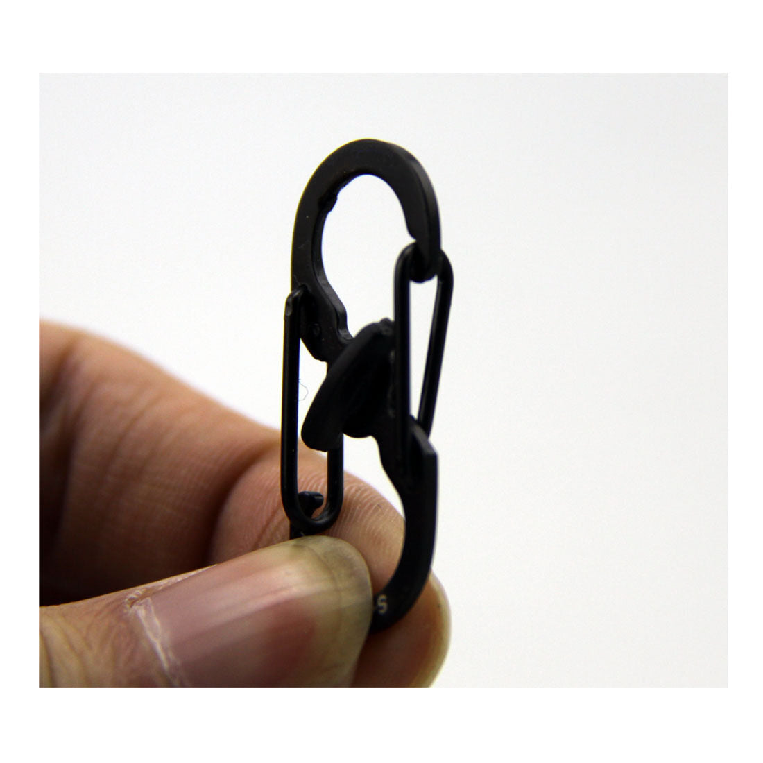 Lot Of 5PCS Outdoor Micro Lock Keychain Locking Clips Carabiner Camping Hiking
