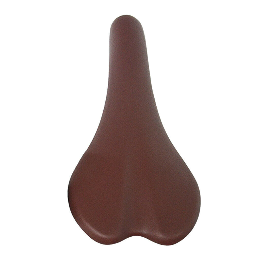 Retro Style  Bike PU Leather Saddle Shock-proof Comfort Seat - Brown,