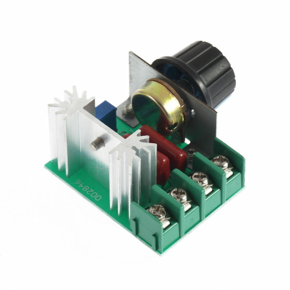 2000W AC 50-220V 25A Adjustable Motor Speed Controller Voltage Regulator PWM  WF