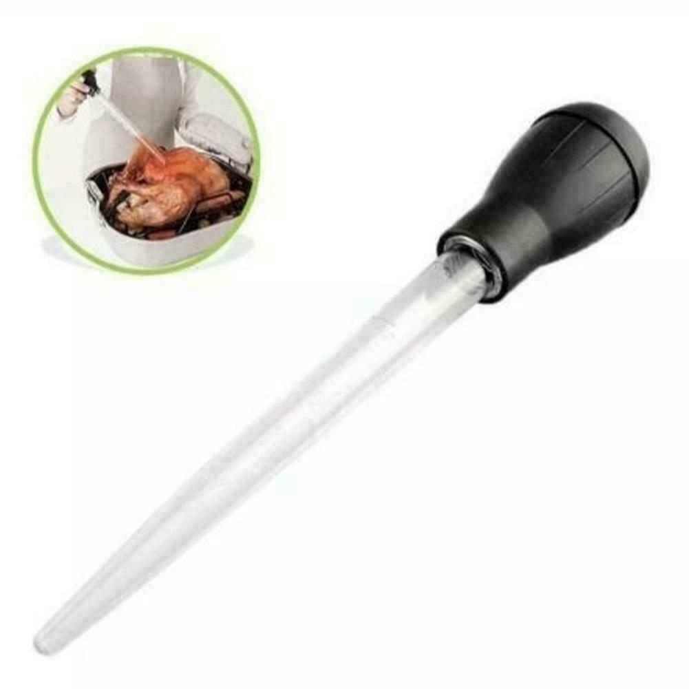 Turkey Baster Clear Tube Syringe Oil Suck Pump Pipe Fresh 30ml AU BBQ H5Z7