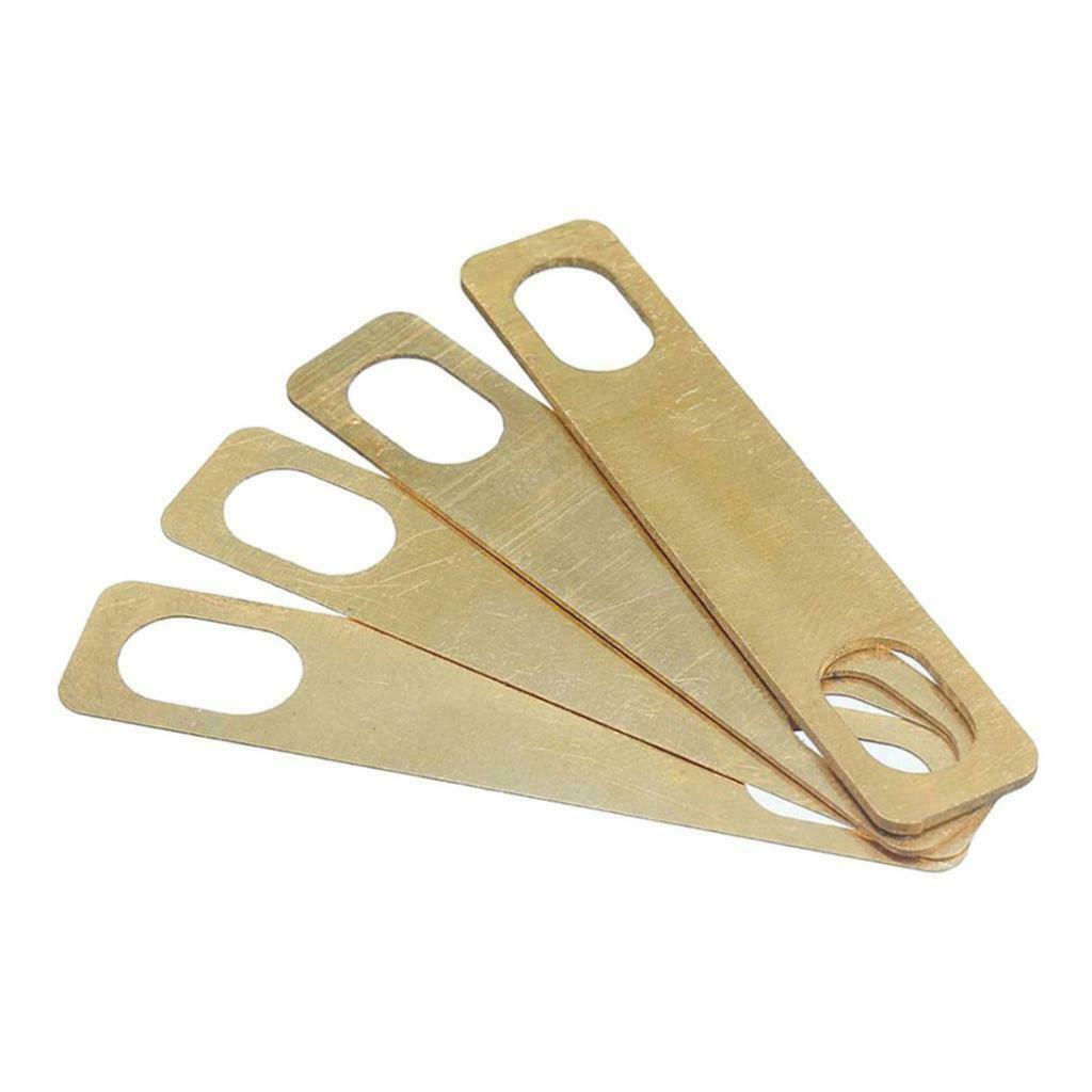 4Pack Guitar Bass Neck Shims 0.2mm 0.5mm 1mm Thickness