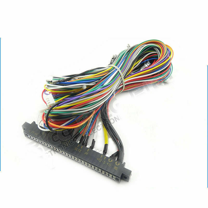 28 Pin Jamma Harness Wire Wiring Loom For Arcade Game PCB Video Game Board