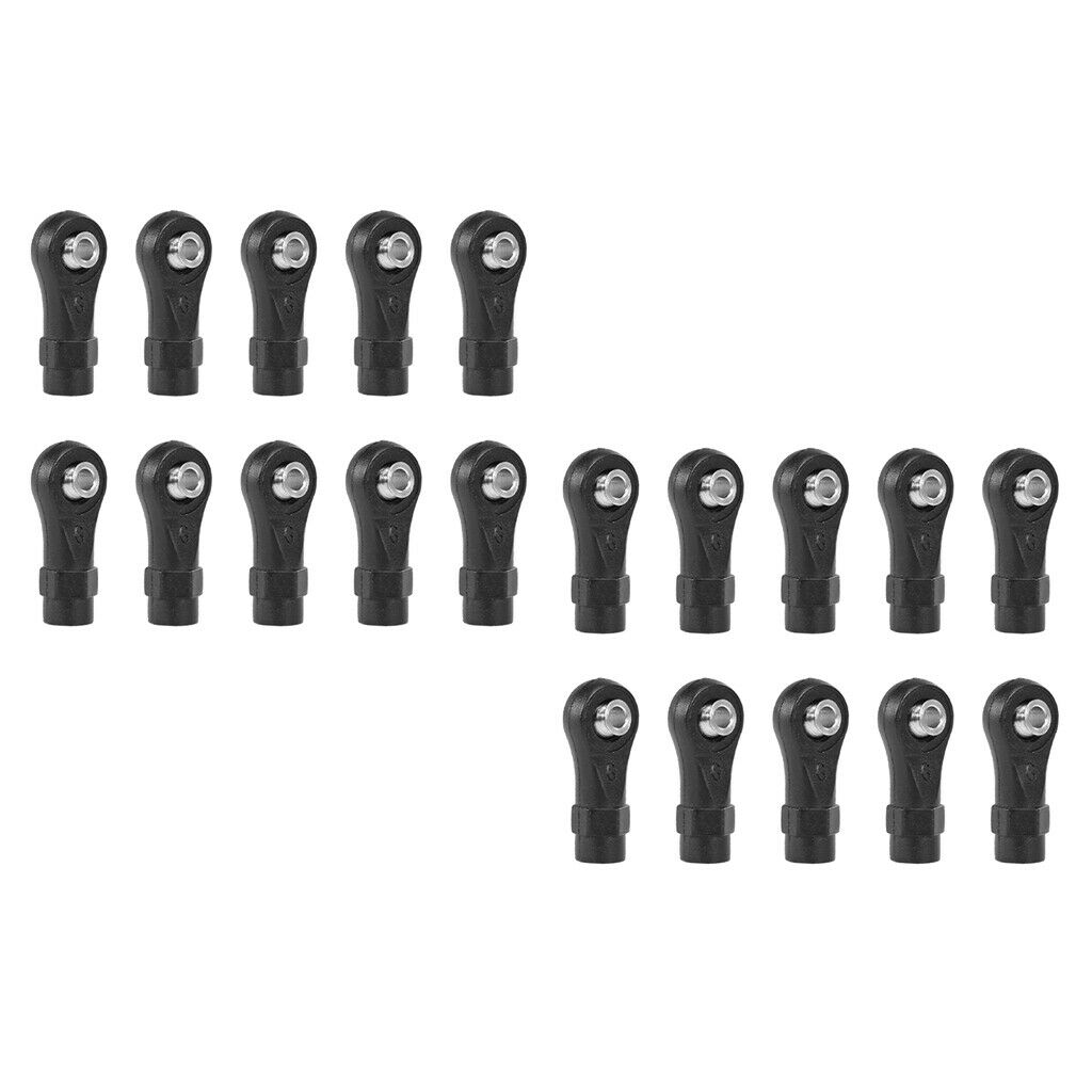 20x Plastic M4 Rod End Balls Joint Head Set for RC Car Buggy Upgrade Parts