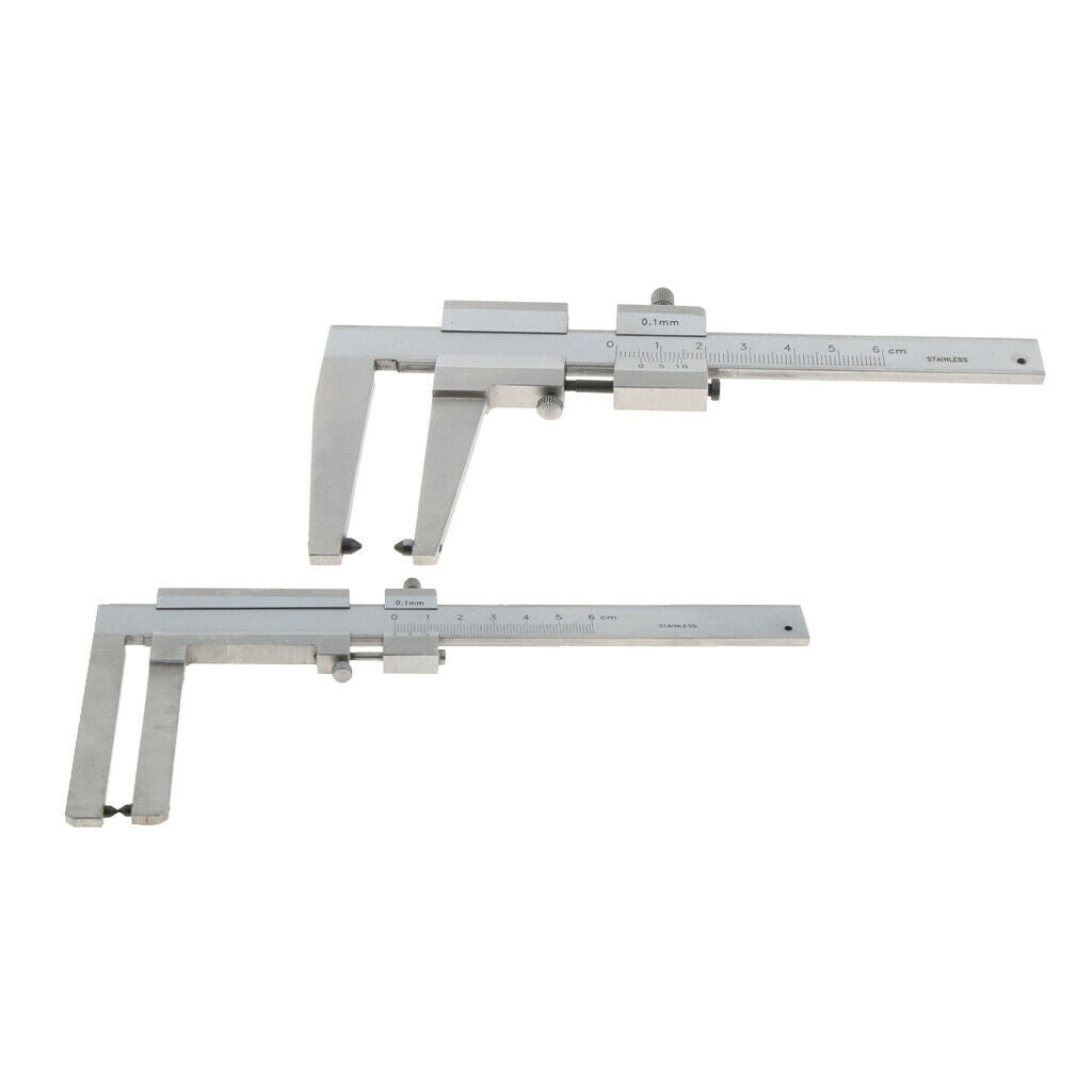 0 to 6 Inch/0 to160 mm Range, 0.004 Inch/0.1 mm Accuracy Vernier Caliper