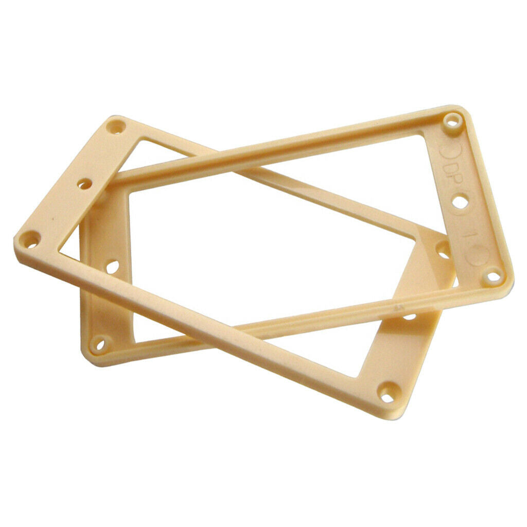 2 Pairs of Plastic Frames for Electric Guitar Pickup Rings