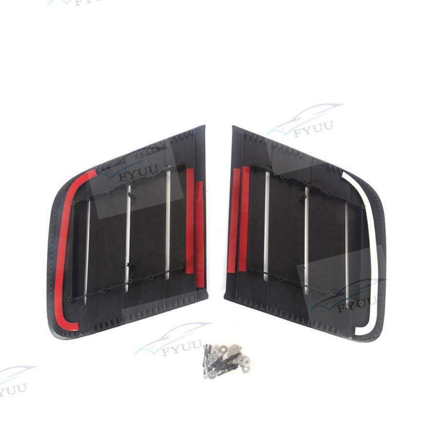 Matte Black Hood Vent Heat Extractors Cover For 2018-2021 Ford Mustang 422083