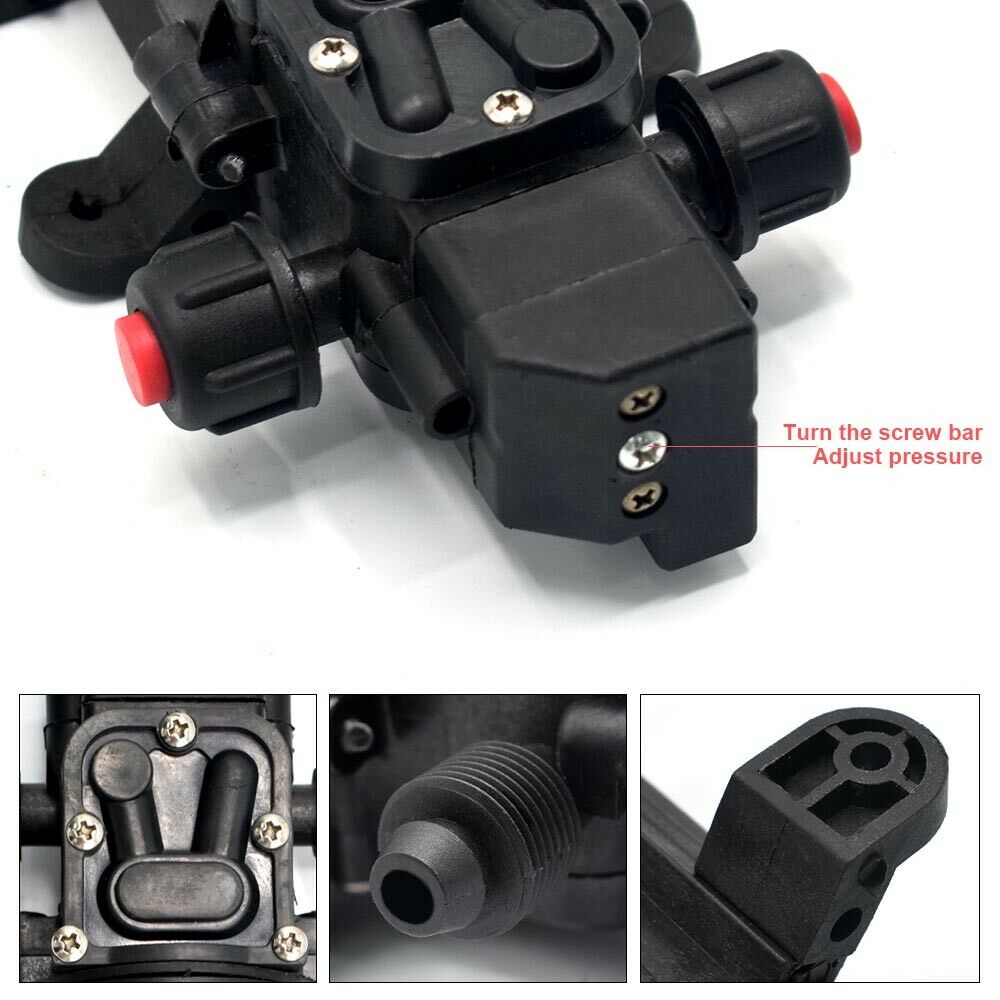 Self-Priming Pump Diaphragm High Pressure Automatic Switch 130Psi 12V Water Pump