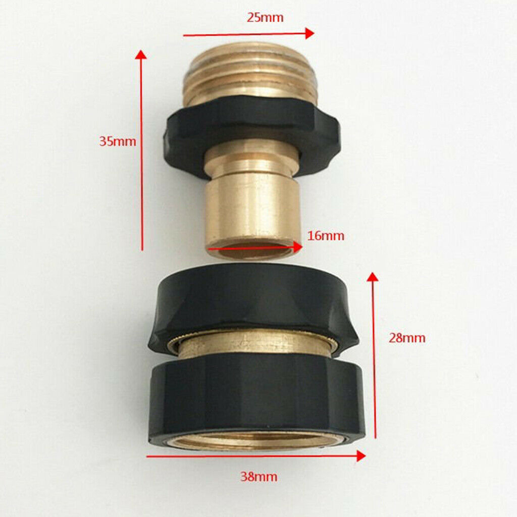 2x Water Tap Hose Connector Garden Hose Quick Connector