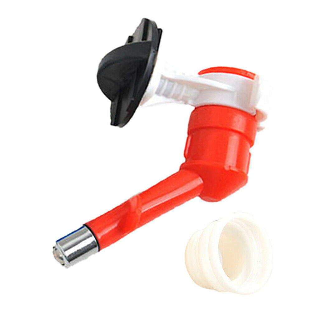 Water Drinker Bottle Dispenser Feeder Fountain Head for Pet Cat Dog  Red