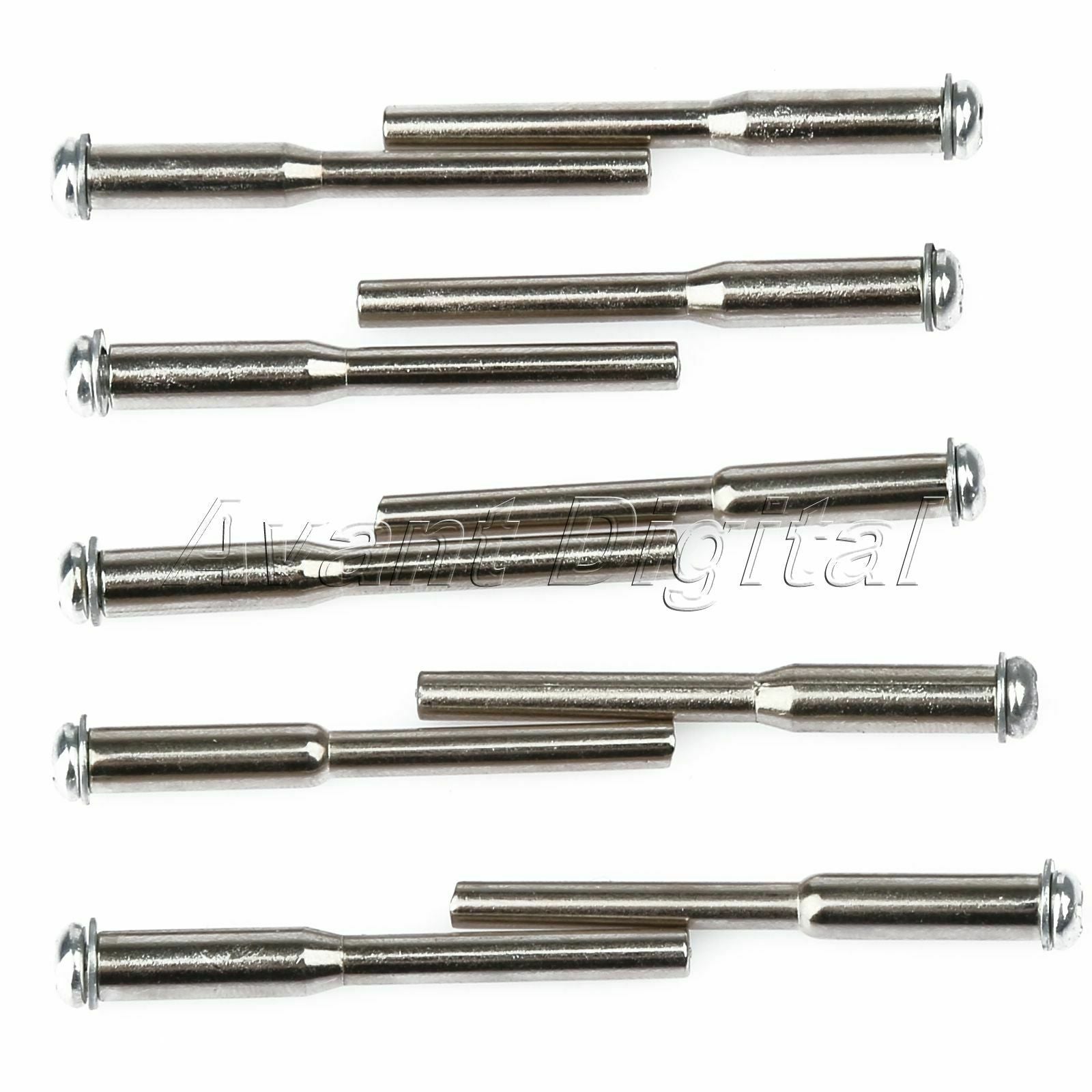 10* 1/8" Shank Diamond Cutting Fixed Mandrel Cut-Off Wheel Holder Rotary Tool