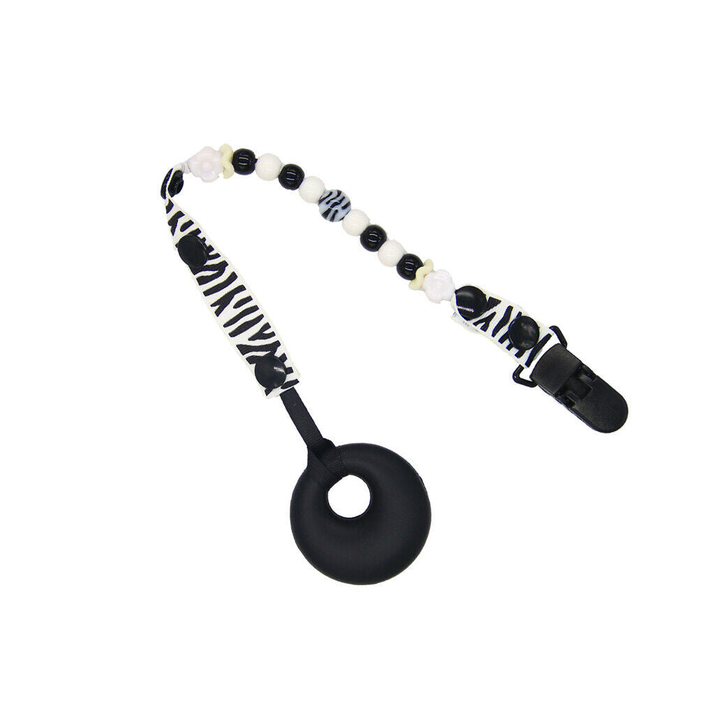 Teether Pendants Silicone Baby Crib Educational Toys Room Decoration - Round