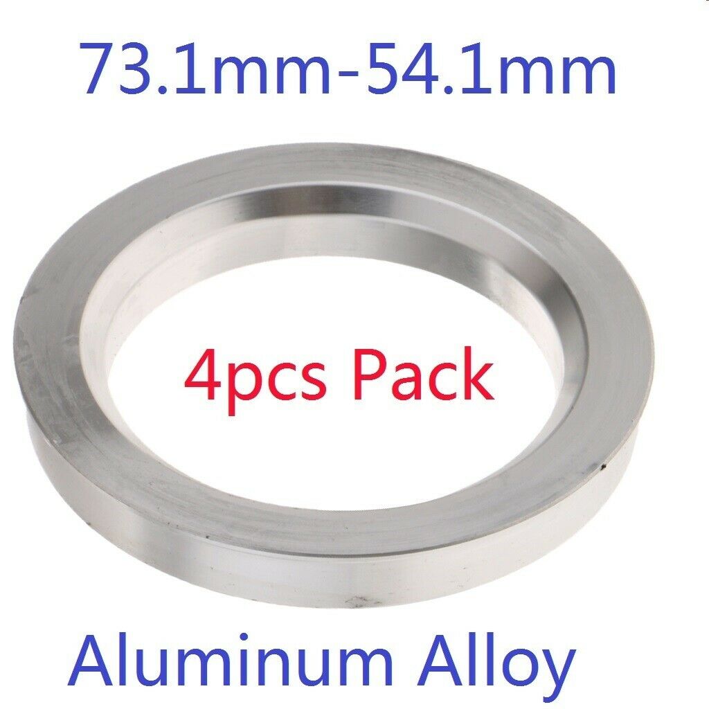 8 Pieces Heavy Duty Aluminum Alloy Spigot Rings Wheel Hub Centric Rings