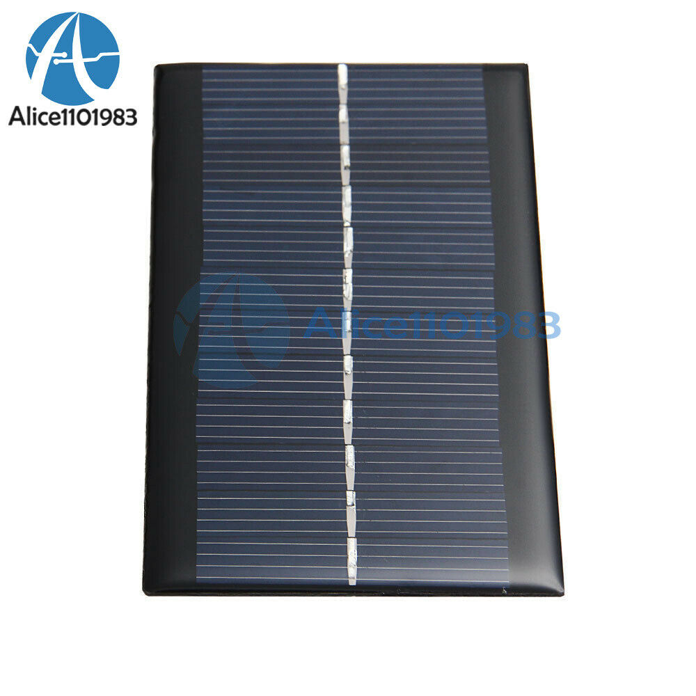 2PCS 6V 1W Solar Panel Module DIY For Light Battery Cell Phone Toys Chargers