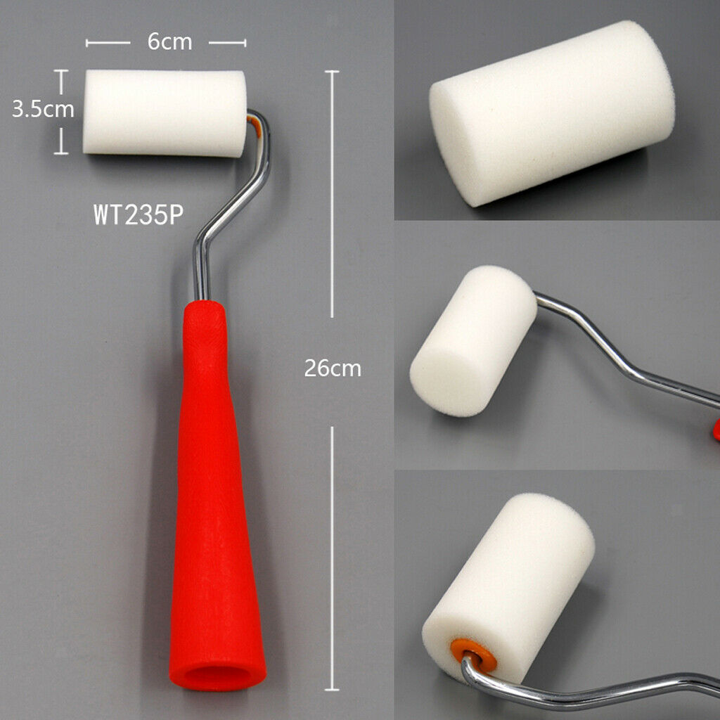 30-pack Mini Roller Foam Covers Refills High Density White for Small Area