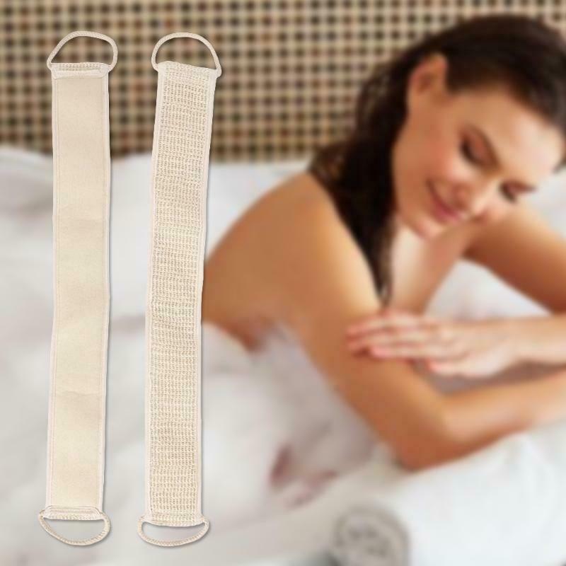 Multifunctional Soft Cotton Linen Body Cleaning Back Scrubber Bathroom Tool