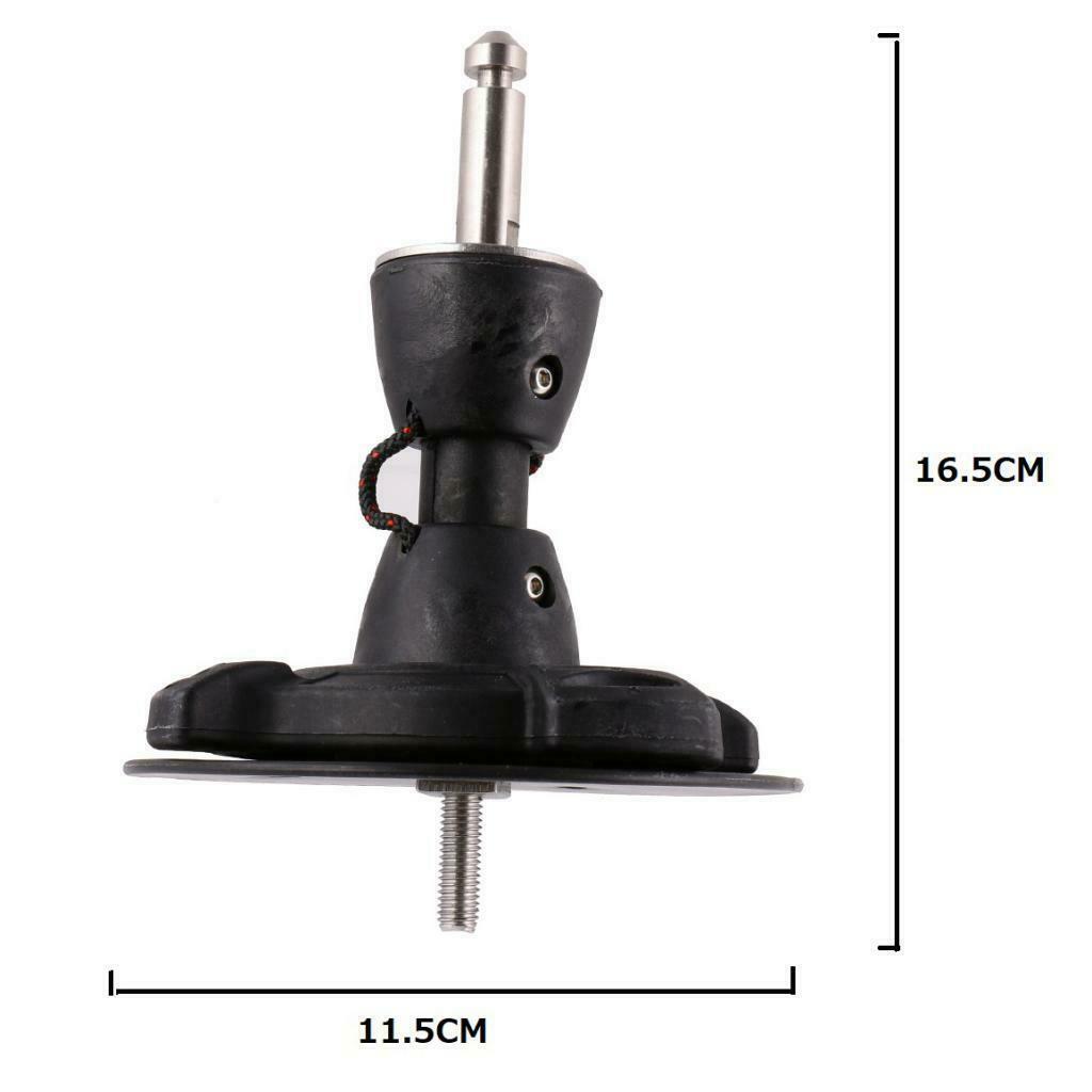 Black Windsurfing Windsurf Board One-Bolt Tendon Joint Mast Base Accessories