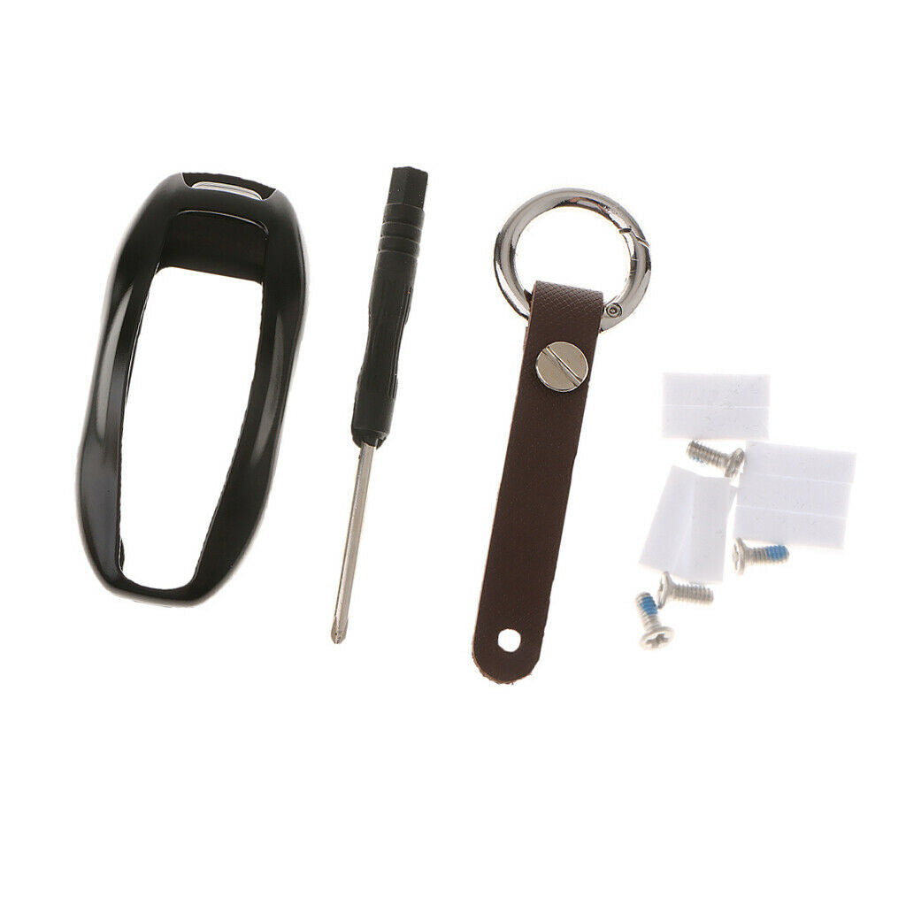 Car Remote Key Fob Aluminum Alloy Protector Case Cover for Tesla black