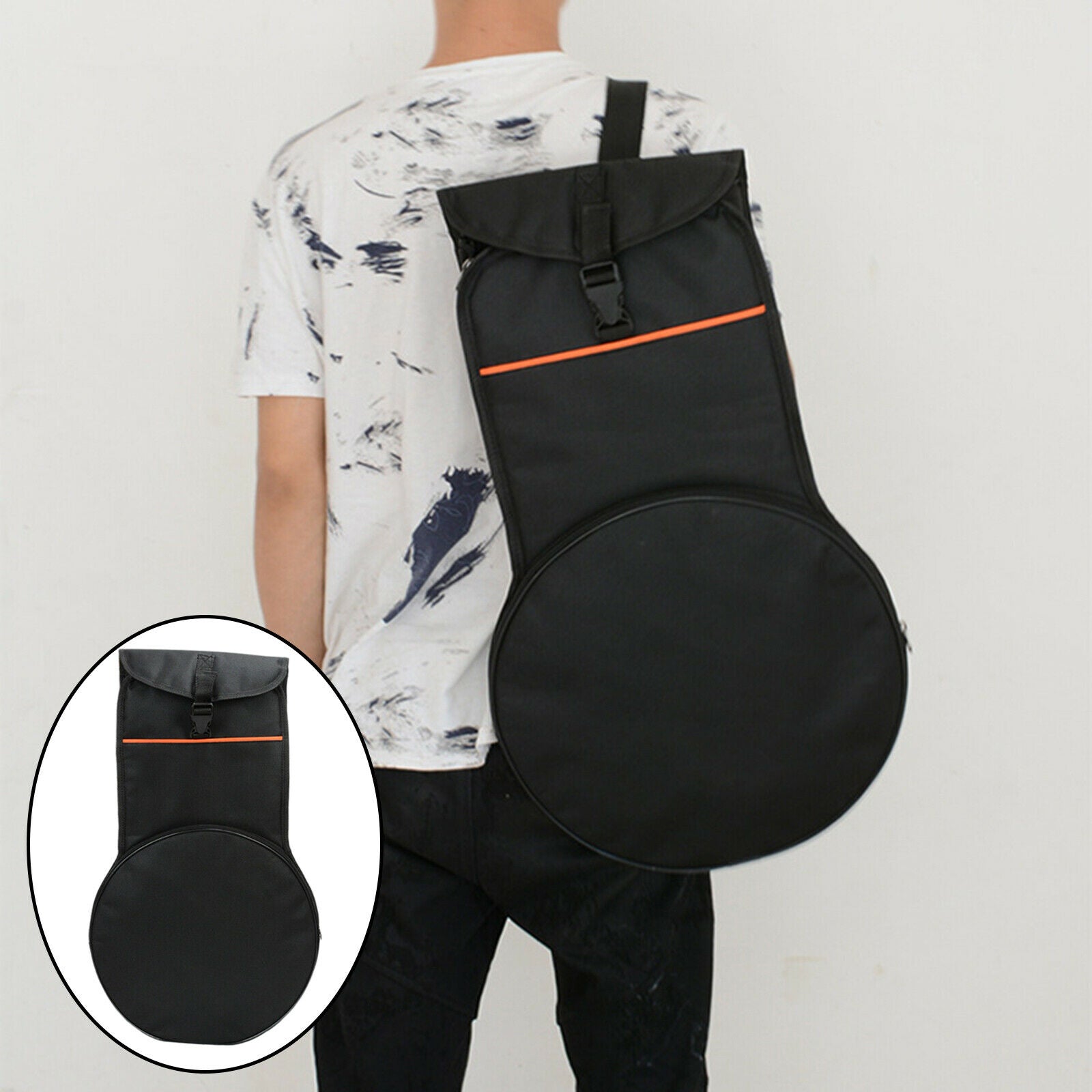 Portable Oxford Cloth Dumb Drum Bags Drum Pouch Storage Bag Shoulder Bag