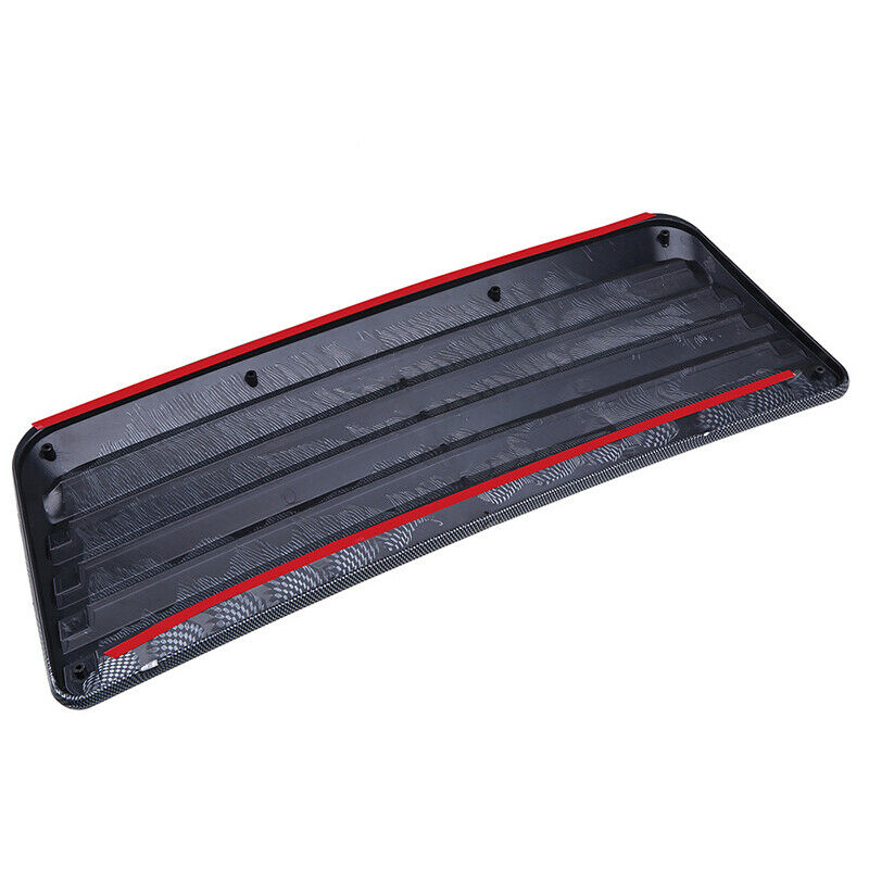 Carbon Fiber Air Vent Flow Intake Grill Front Hood Scoop Vent Bonnet Cover  Trim