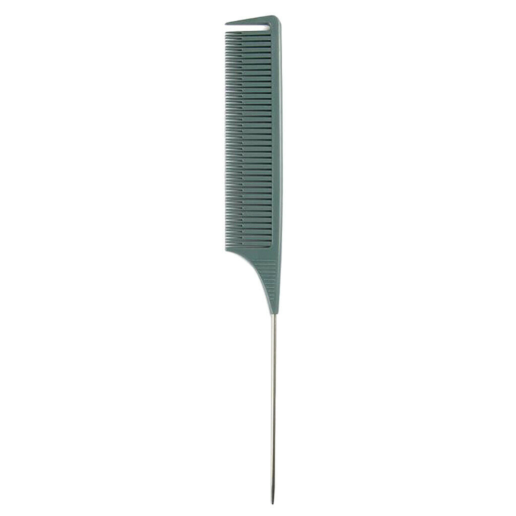 2x ABS Fine Sectioning Weaving Highlighting Foiling Hair Comb for Salon Comb