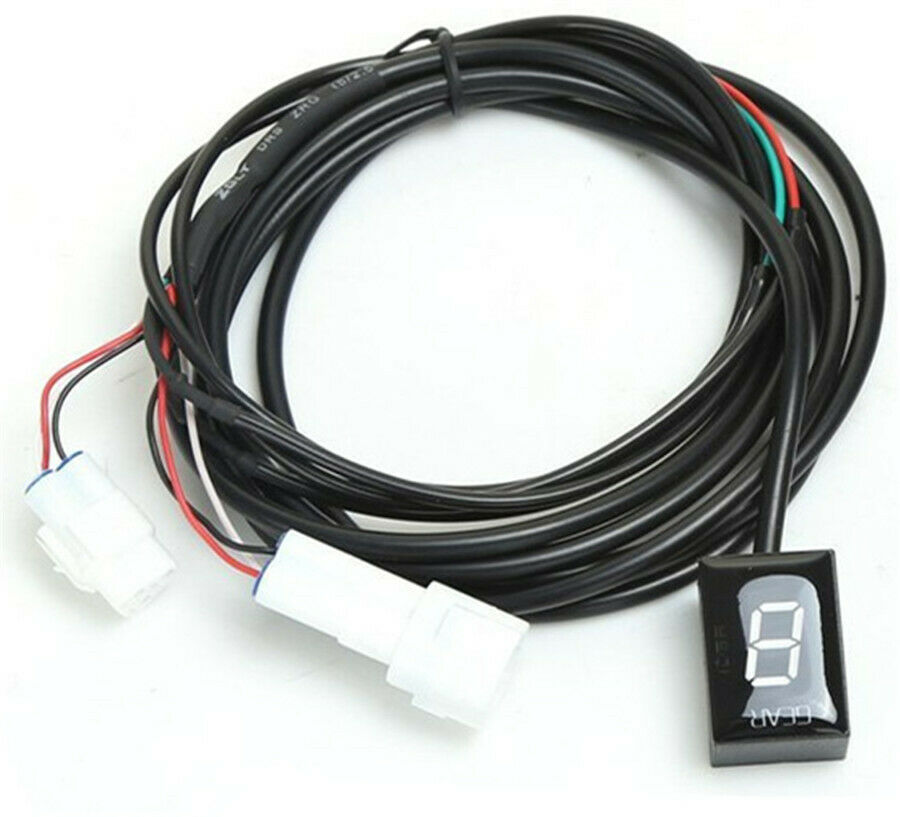 Motorcycle Bike Gear Indicator Red LED Display for Yamaha Plug&play Waterproof