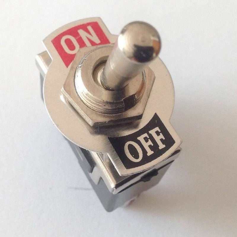 5pcs 12V Heavy Duty Toggle Flick Switch LJ/OFF Car Dash Light Metal FSHWCJCAU Tt