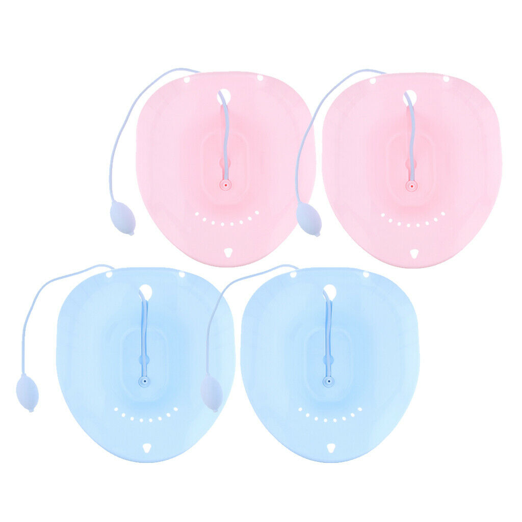 4Pieces Durable Sitz Bath Tub with Flusher Over the Toilet for Hemorrhoids