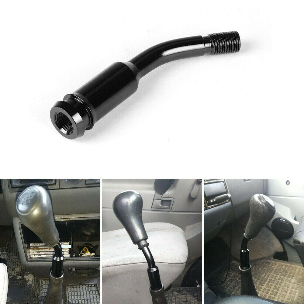 Gear Shifter Stick Lever 125mm Bend Bent for VW T25 1985-2003 Anodized Black