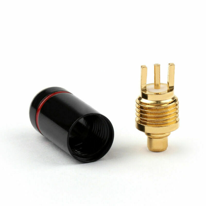 4Set Earphone DIY Pin Connector Plug For MMCX UE900 SE535 SE215 W10 20 30 Blk A2