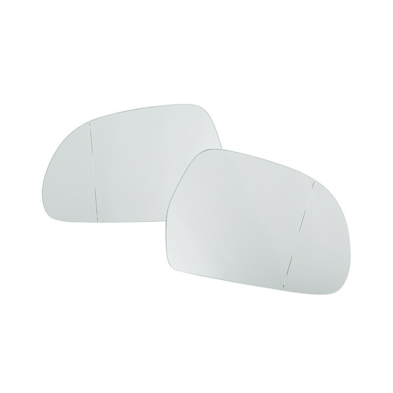 2Pcs Left Right Side Wing Mirror Glass White Heated For Audi A3 A4 A5,RS5 S4 S5