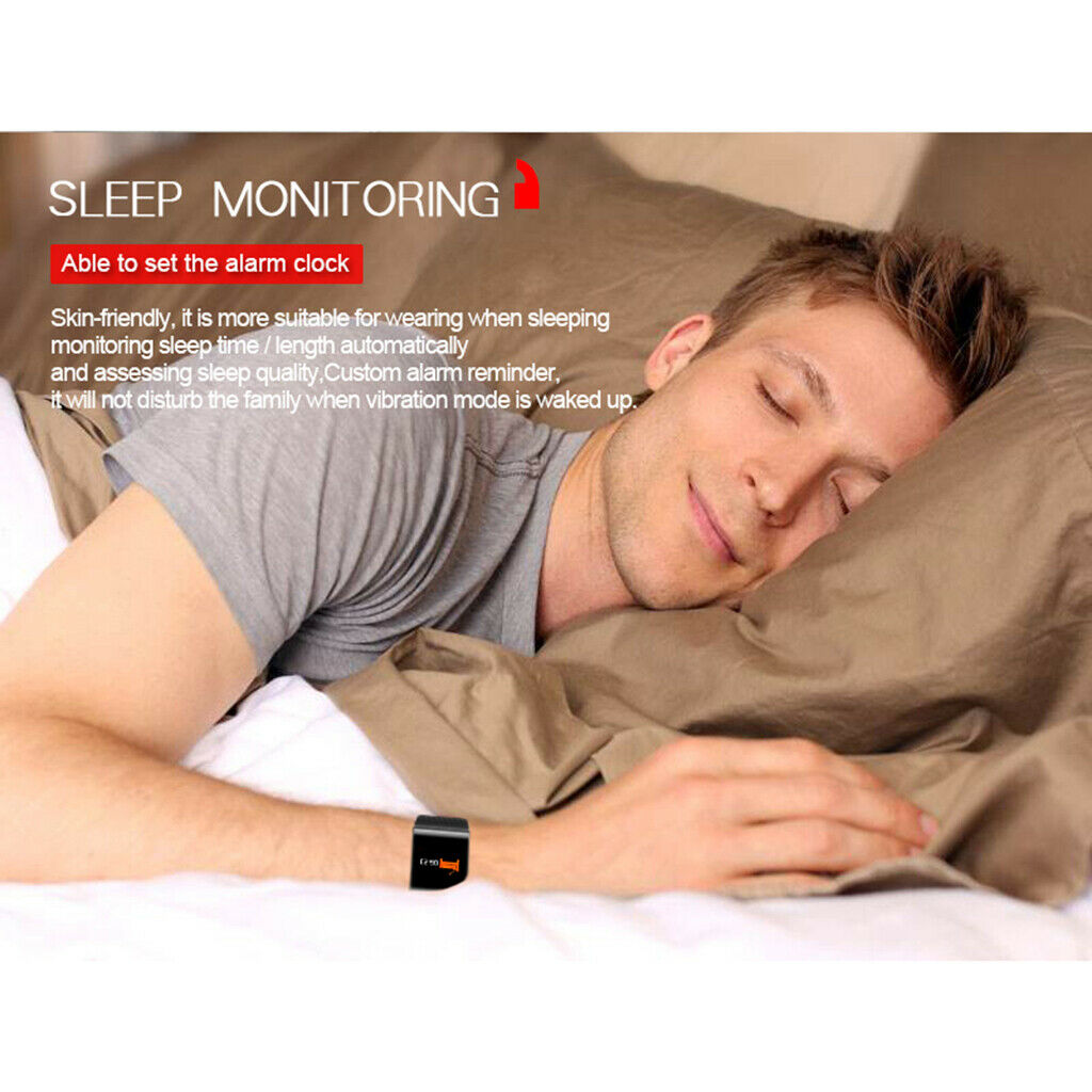 X9 PRO Sports Sleep Swimming Smart Bracelet Watch Wrist Band Pedometer red