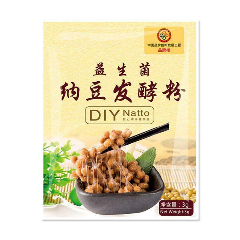 DIY Natto Powder Bacillus Subtilis Nattokinase Agent Sticky Fermented Soy Beans